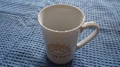 SOUVENIR MUG FROM THE P&O LINE VESSEL THE MV AURORA