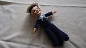 AS NEW SAILOR DOLL SOUVENIR FROM THE P&O LINE VESSEL THE SS CHUSAN