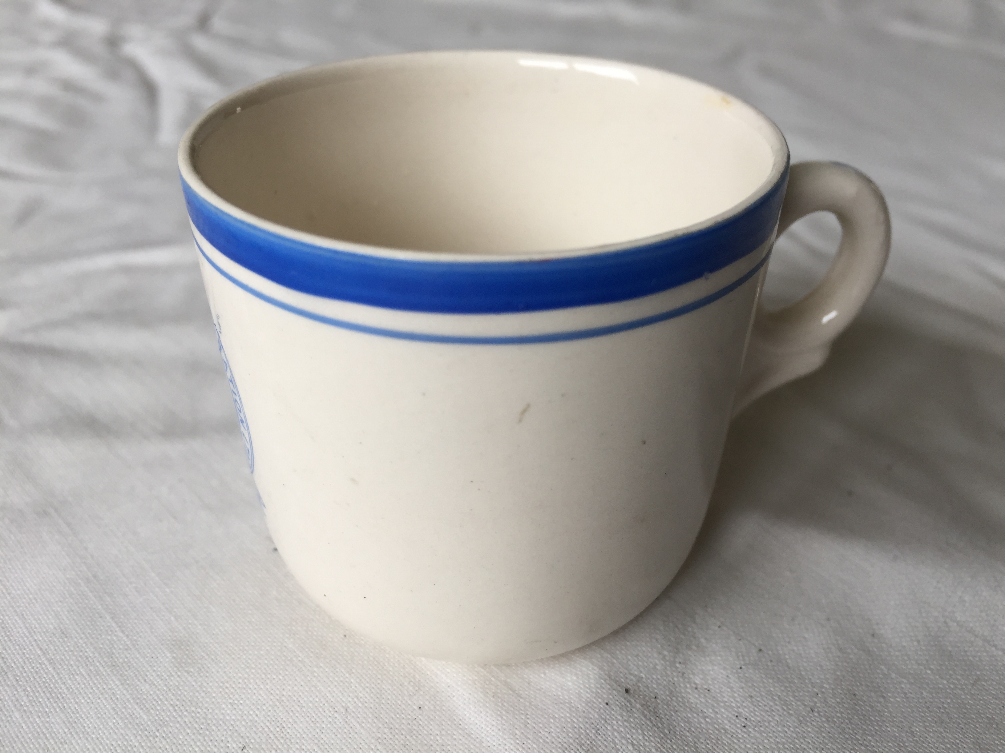 COFFEE CUP FROM THE UNITED BALTIC CORPORATION SHIPPING COMPANY 