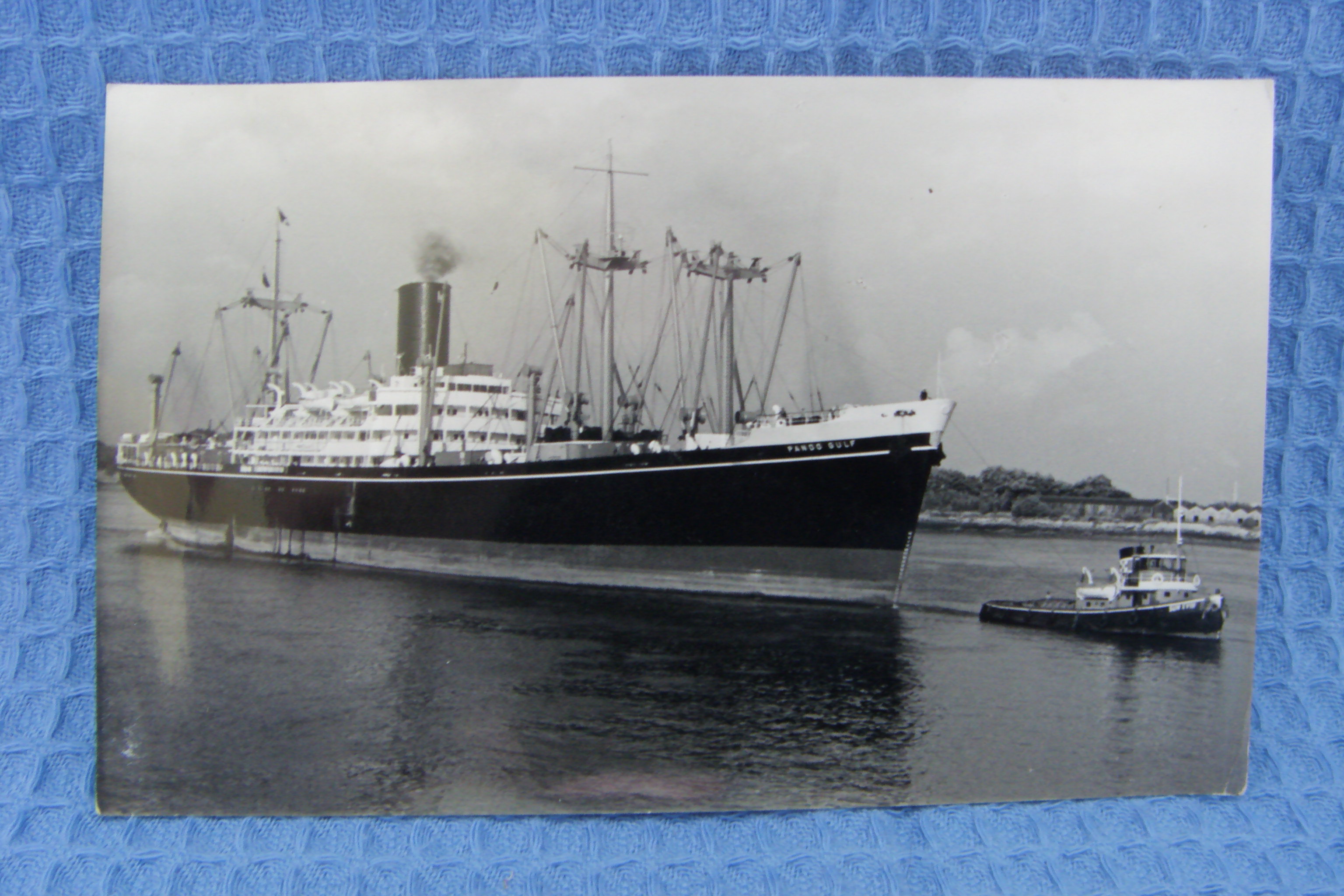 B/W PHOTOGRAPH OF THE VESSEL PANDO GULF